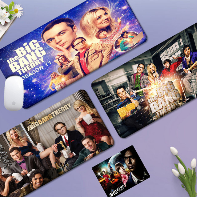 The Big Bang Theory Mauspad, großflächige Gaming-Tastaturmatte für Notebook und Schreibtisch, Mehrfarbig, B: 90 cm, T: 40 cm - Bild 1