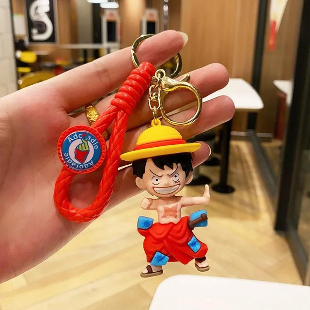 Yiran toy One Piece Schlüsselanhänger Silikonmodell Puppe - Bild 1