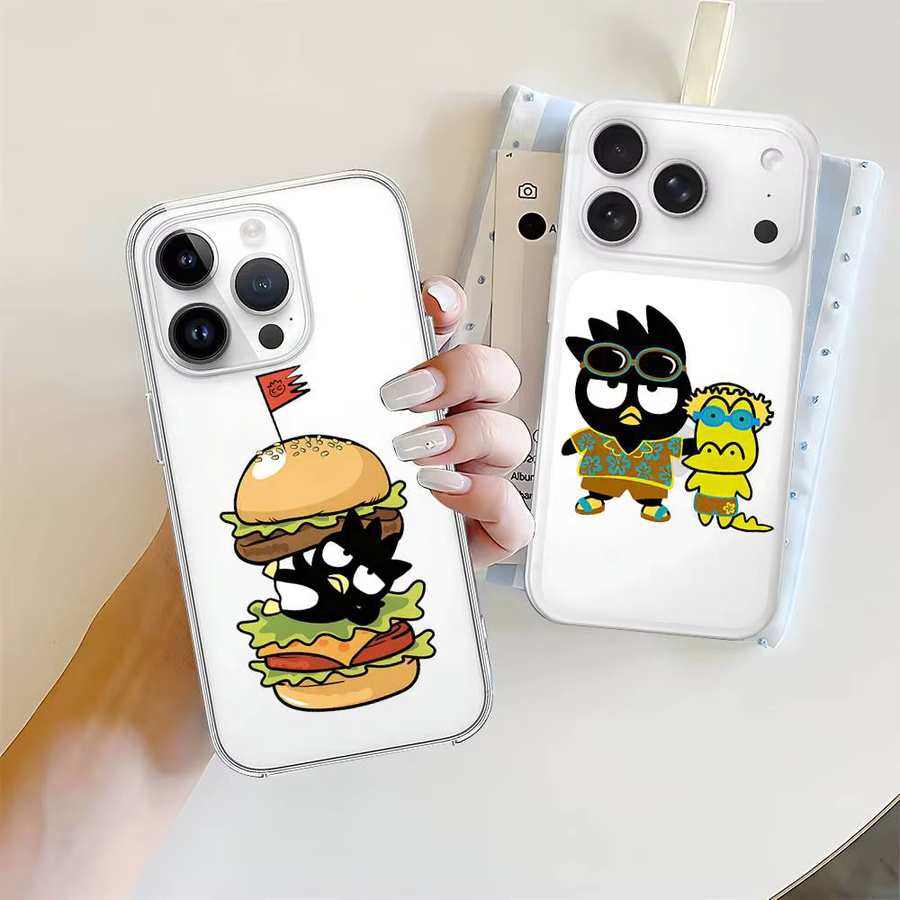 Mesuca Badtz-maru Handyhülle Transparent für iPhone 17 16 15 14 13 12 11 Pro Max Mini Plus - Bild 2