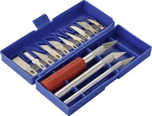 Basetech Skalpell-Set mit Skalpell Nr. 11 in Silber aus Metall - Bild 1