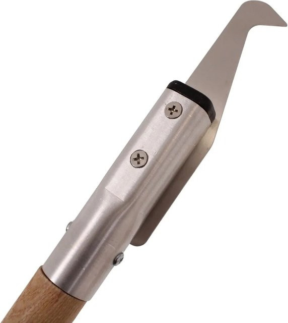 Galaflor Fugenkratzer mit ergonomischem Esche-Langstiel und Edelstahlklinge in Silber - Bild 1