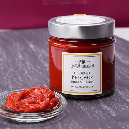 L.W.C. Michelsen Ketchup Indian Curry & Zitrone 185 g - Bild 2