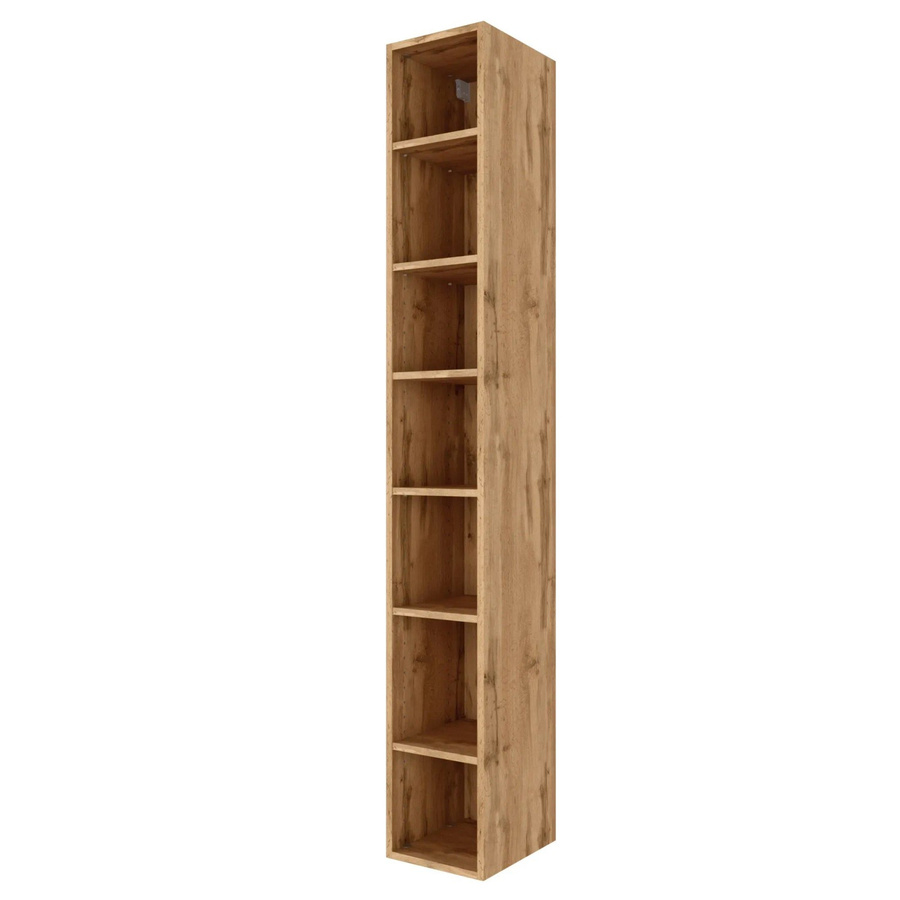 Held Möbel Seitenregal Pisa in Wotaneiche, Farbe Braun, B/T/H: 25 x 35 x 180 cm - Bild 2