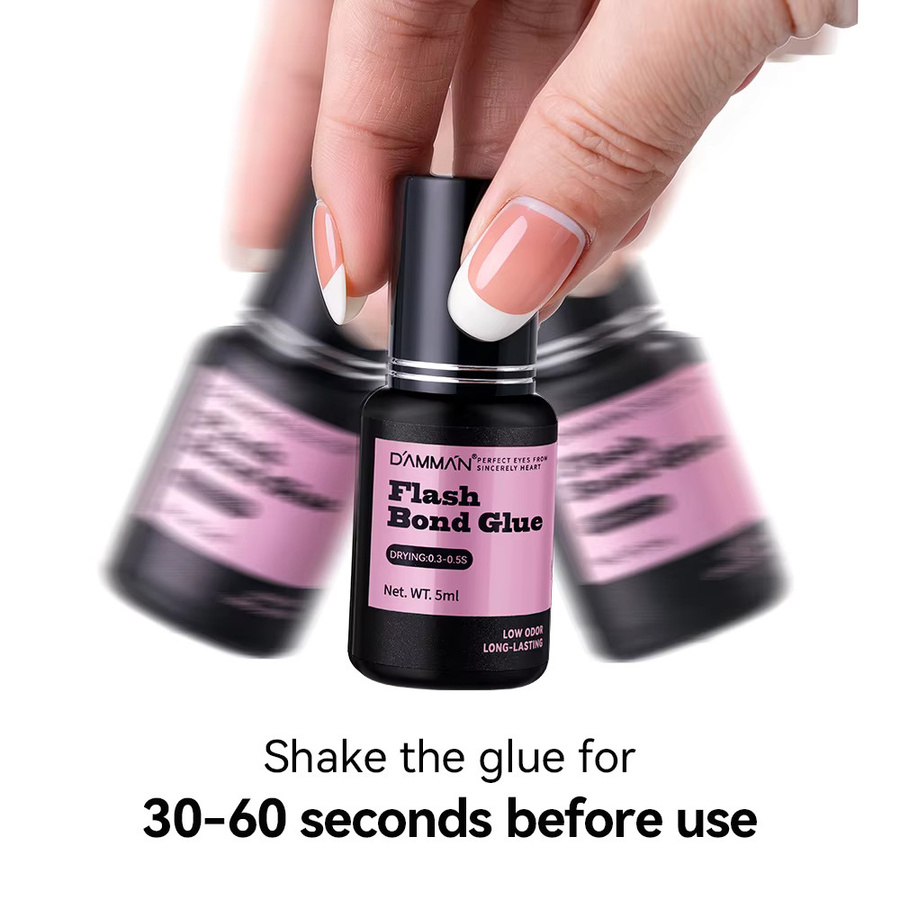 Damman Wimpernkleber für Extensions, 5 ml, schnelltrocknend - Bild 4