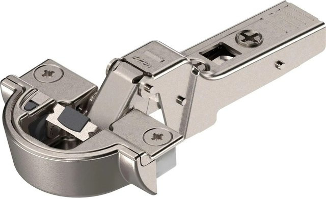 Blum Alurahmenscharnier Clip Top Blumotion 95 Grad mit Feder und Schrauben, Nickelplattiert, Silber - Bild 1