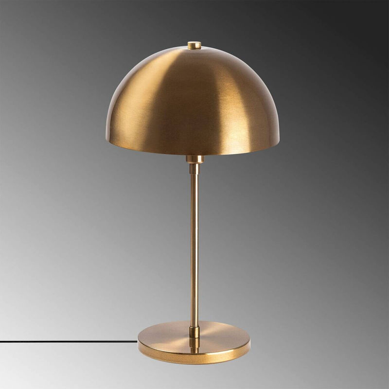 Opviq Tischleuchte Varzan in Bronze aus Metall mit E14 Fassung, B/T/H: 28 x 28 x 50 cm - Bild 4