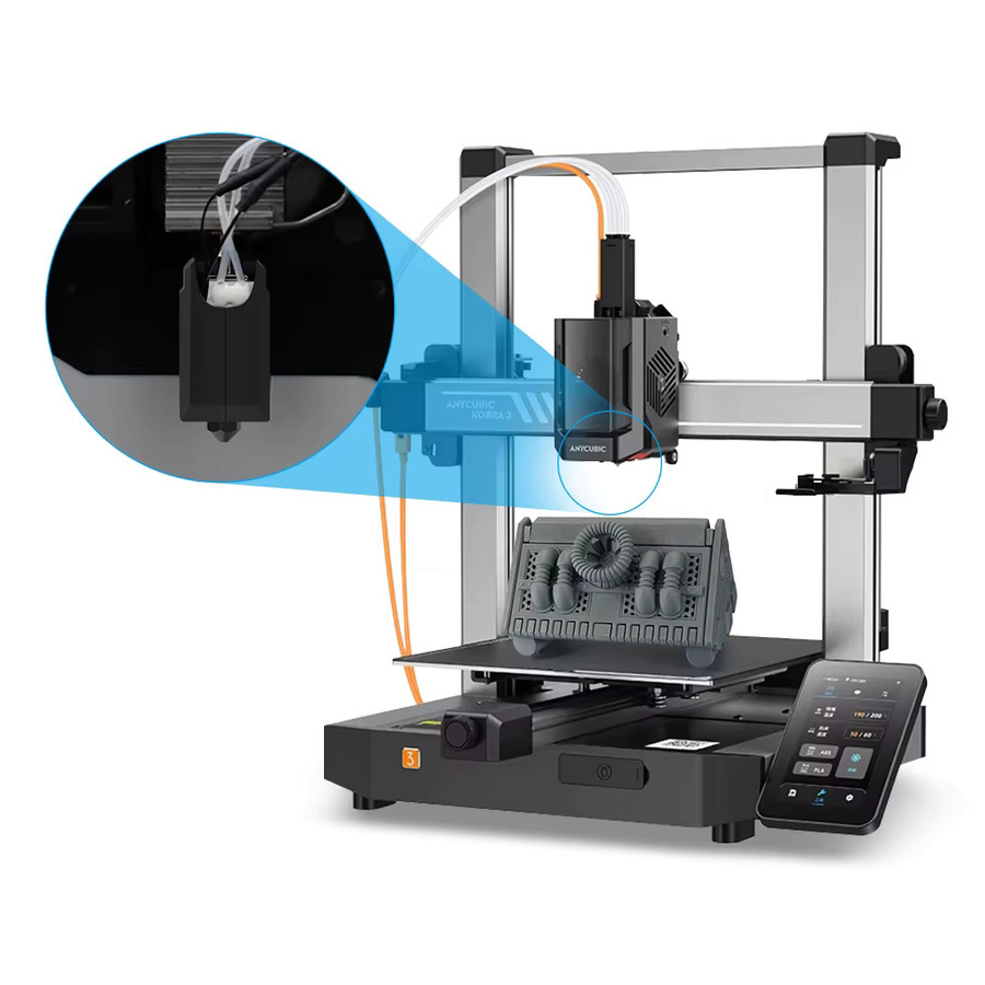 Anycubic Hotend-Kit für Anycubic Kobra 3 und Kobra 3 Combo mit Bi-Metall Heatbreak, 24V 60W Thermistor-Heizrohr - Bild 2