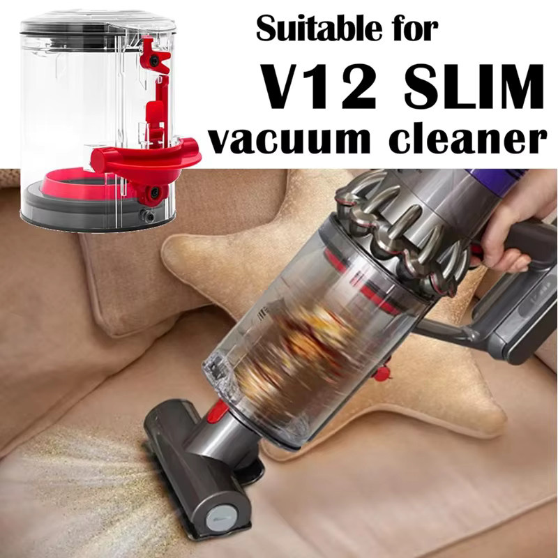 Dyson Staubbehälter in Transparent für V12 Detect Slim, V10 Digital Slim, SV18, SV20, SV30, SV46, SV49 Akku-Staubsauger, Teilenummer 965272-01 - Bild 2