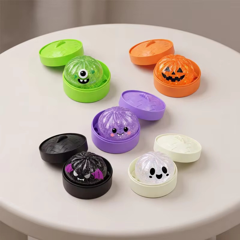 BEAST KINGDOM Halloween-Geister-Knödel-Spielzeug, Squishy-Spielzeug, Fidget-Spielzeug mit Dampfgarer - Bild 1