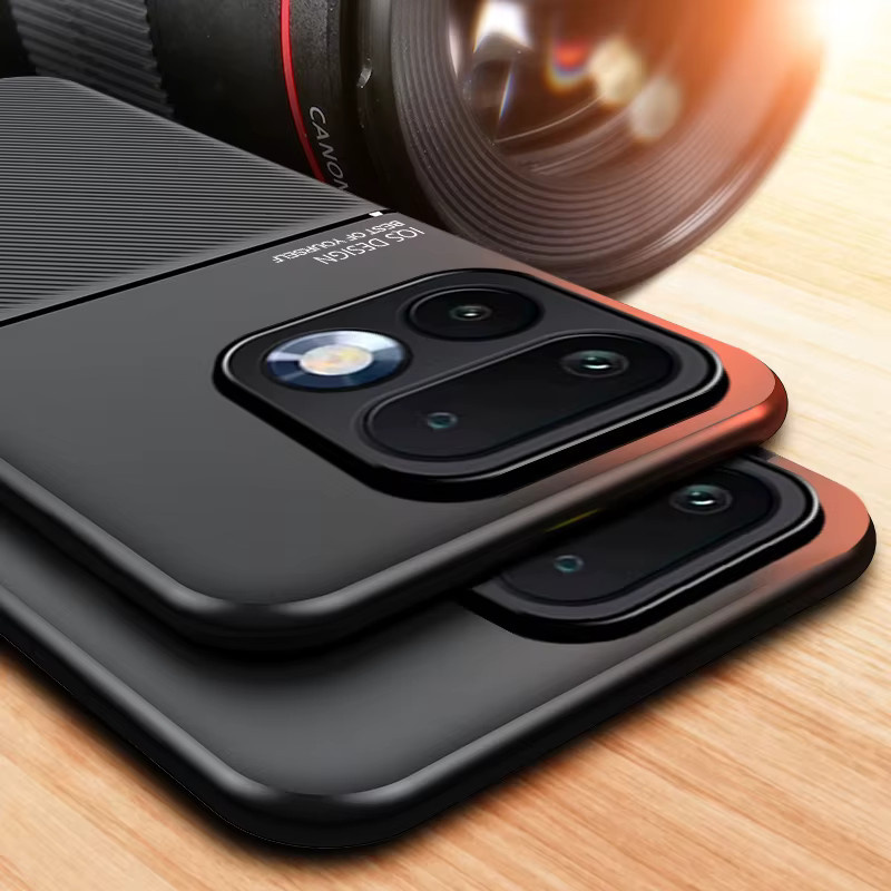 Realme Business-Stil Schutzhülle für Realme 16 Pro / Pro+ 5G in Schwarz mit Leder-PU-Textur und magnetischem Verschluss - Bild 3