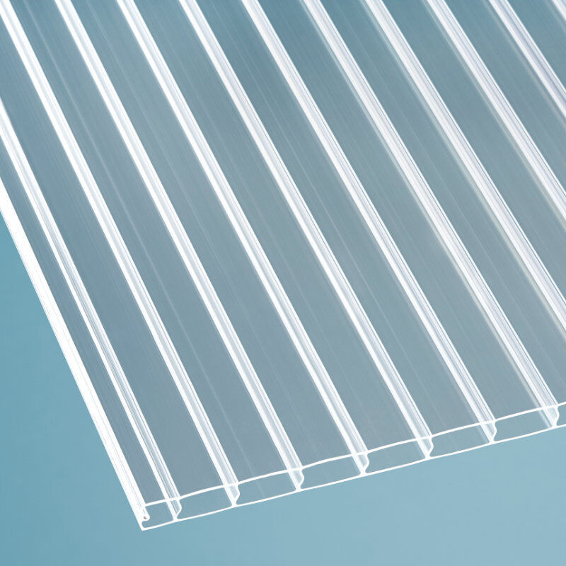 Scobalit Doppelstegplatte aus Polycarbonat, 16 mm, glasklar, Breite: 98 cm - Bild 1