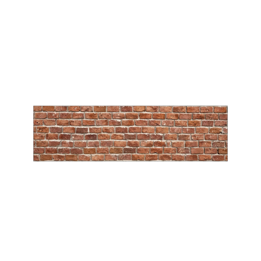 MySpotti Küchenrückwand Profix Cucina Brick Wall in Ziegelrot im Steinlook mit Aluminium-Finish, B: 210 cm, H: 60 cm - Bild 2