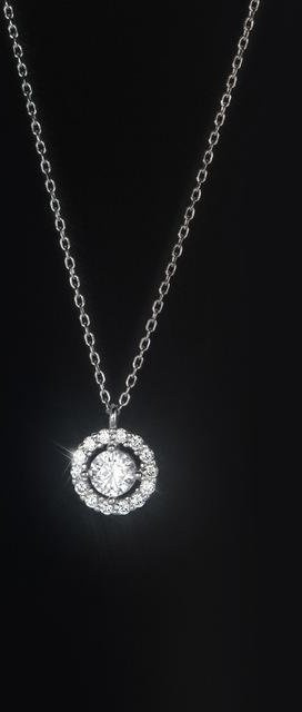 Wucifang Jewelry Halskette, 925 Silber, Zirkonia, Schwarz, Damen, 45cm - Bild 1