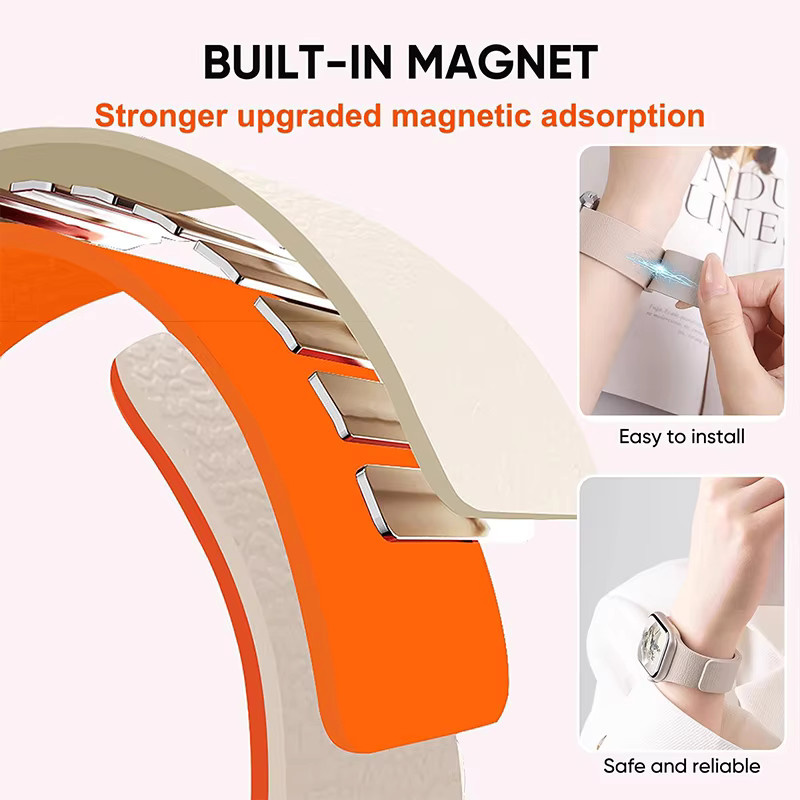 NEY Uhrenarmband Silikon, Magnetschlaufenband, Unisex - Bild 2