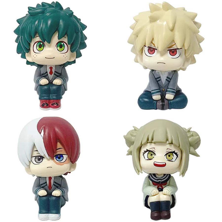 Bandai My Hero Academia Q-Version Katsuki Bakugo Deku Todoroki Shoto, Action Figur, 10cm - Bild 2