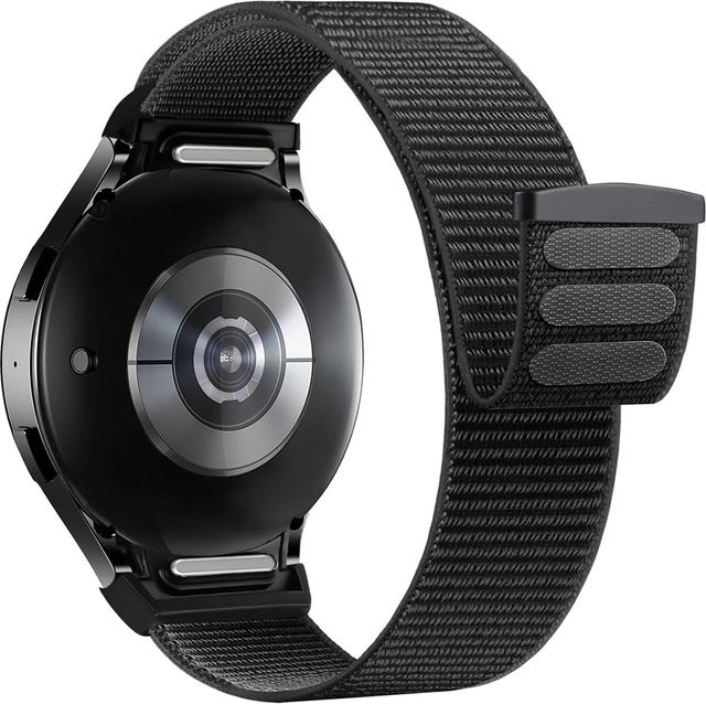 EIMO Uhrenarmband Nylon, Schwarz, Unisex - Bild 1