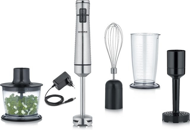 Severin Stabmixer-Set SM 3775 Premium-Set in Schwarz - Bild 1