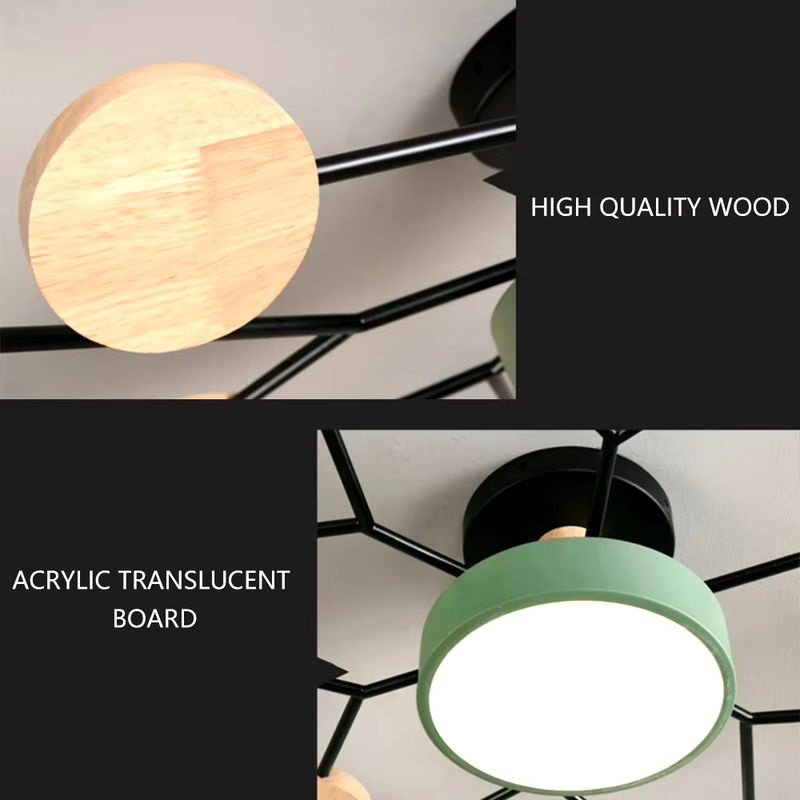 IRALAN Moderne LED-Deckenleuchte in Ringform, runder Deckenleuchter mit 3 Farbmodi für Wohnzimmer und Schlafzimmer, Schwarz/Weiß - Bild 6
