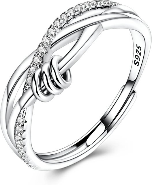 parmuz Ring, 925 Silber, Zirkonia, Damen, Mädchen - Bild 1
