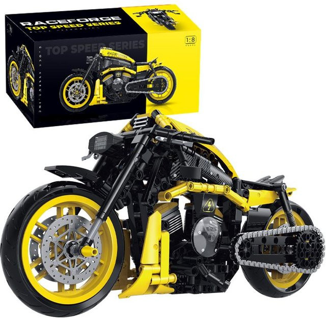 Stadt Super Rennmotorrad, Bausteine Modell Set, 500 Teile, ab 6 Jahren - Bild 1