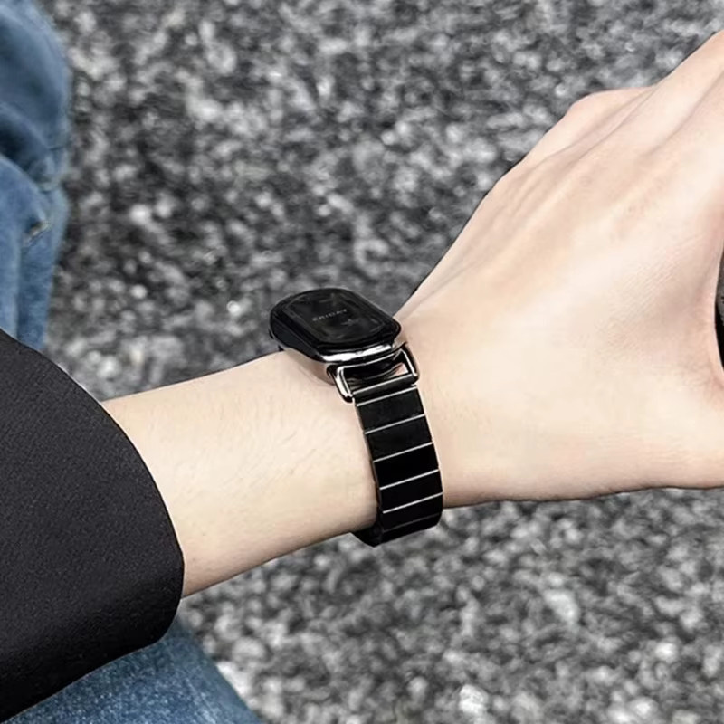 CAOWTAN Uhrenarmband Edelstahl, Schwarz, Unisex - Bild 3
