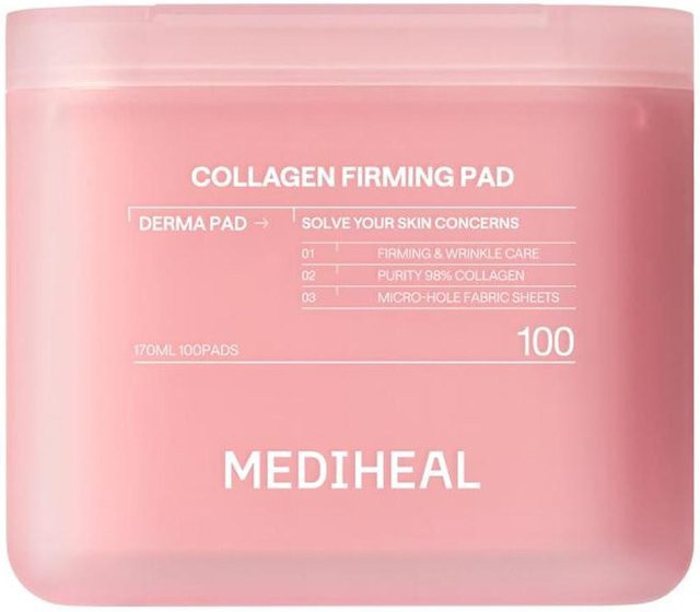 MEDIHEAL Kollagen Straffende Pads, 170 ml, mit Peptide, Reife Haut - Bild 1