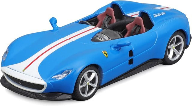Bburago Ferrari Monza SP2, Modellauto, Blau, Maßstab 1:43 - Bild 1