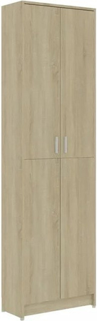vidaXL Garderobenschrank Sonoma Eiche in Braun, B/T/H: 55 x 25 x 189 cm