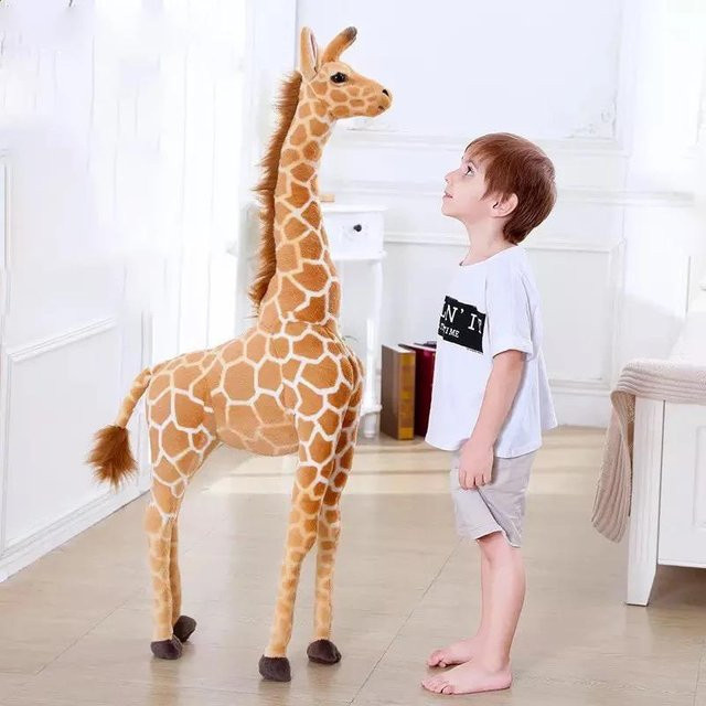 Plüschgiraffe, Stofftier, Tiere, Braun, ab 14 Jahren - Bild 1