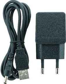 USB-C Ladekabel mit Adapter für 10 Watt Akku-Leuchte in Schwarz - Bild 1