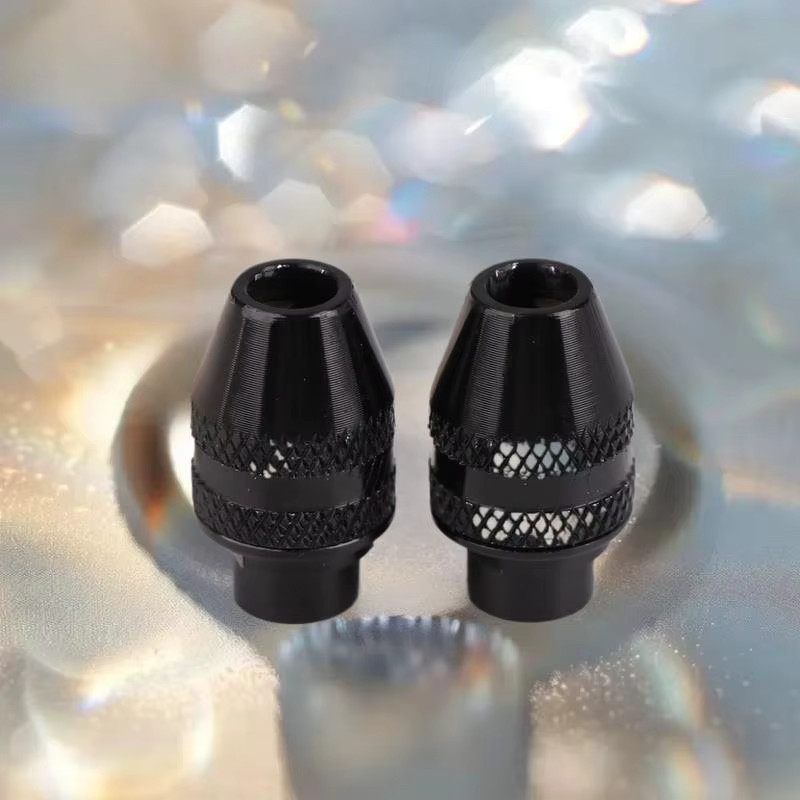 KOQZM Multi-Schnellspannbohrfutter für Drehwerkzeuge, 0,3–3,2 mm, Schwarz - Bild 2