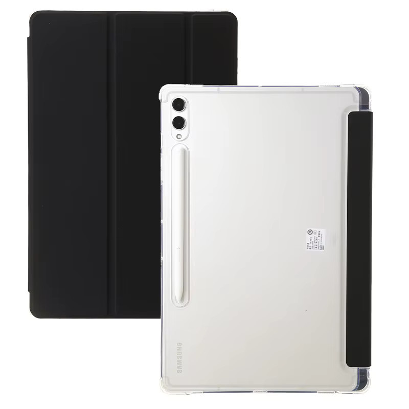 Samsung Galaxy Tab S10 Lite und S10 FE Hülle mit Stifthalter aus Acryl, transparent, Hartschale mit Standfunktion, 10,9 Zoll - Bild 1