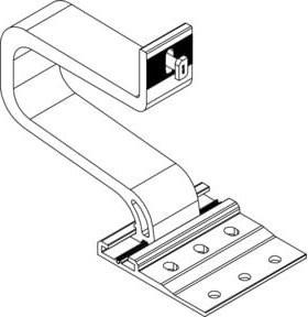 K2 Systems Dachhaken SingleHook Alpin 2003155 aus Aluminium in Silber - Bild 1