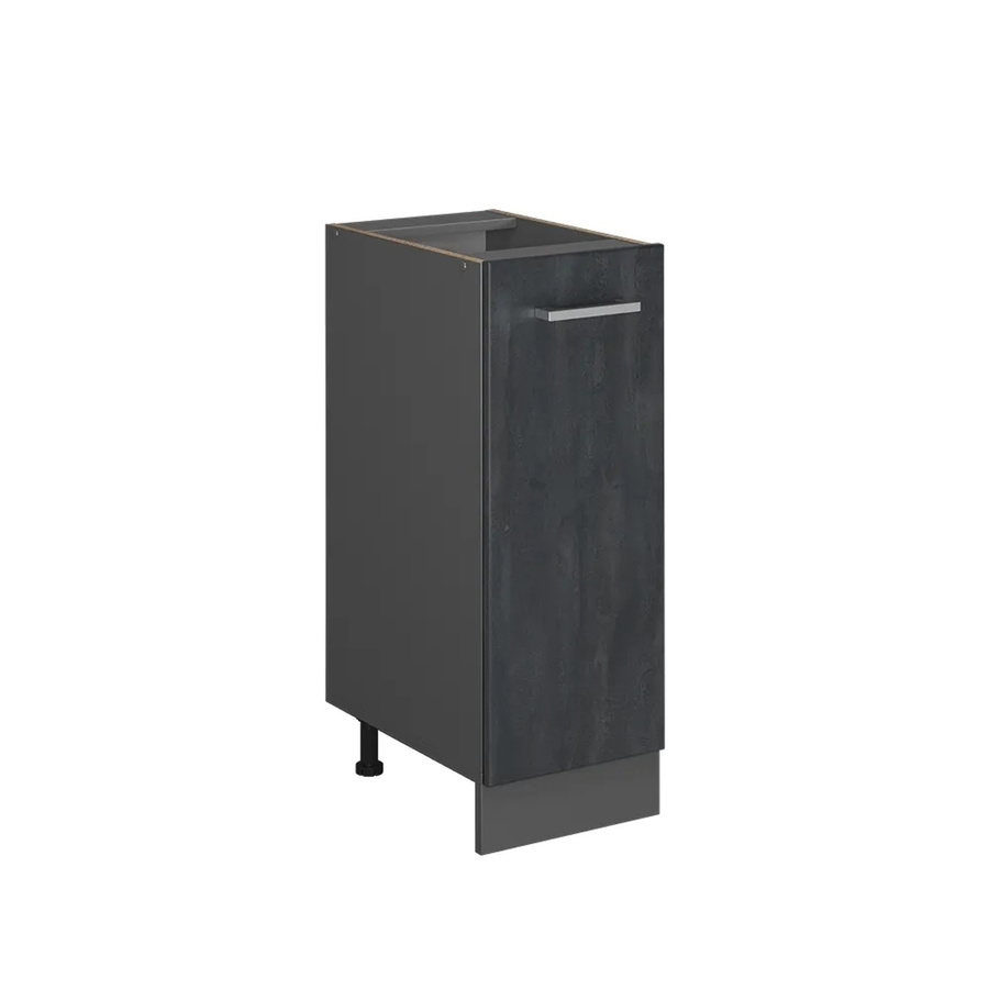 Vicco Apothekerunterschrank R-Line in Schwarz Anthrazit ohne Arbeitsplatte Breite: 30 cm, Höhe: 81,6 cm, Tiefe: 47,6 cm - Bild 2