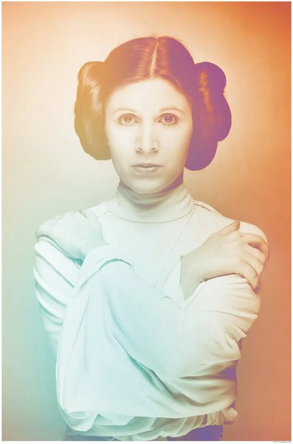 Komar Wandbild Star Wars Leia, bunt, B/H: 50 x 70 cm - Bild 1