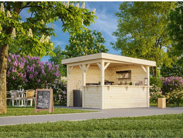Palmako Pavillon Lenna Set Weiß Lackiert B/T: 300 x 300 cm - Bild 1