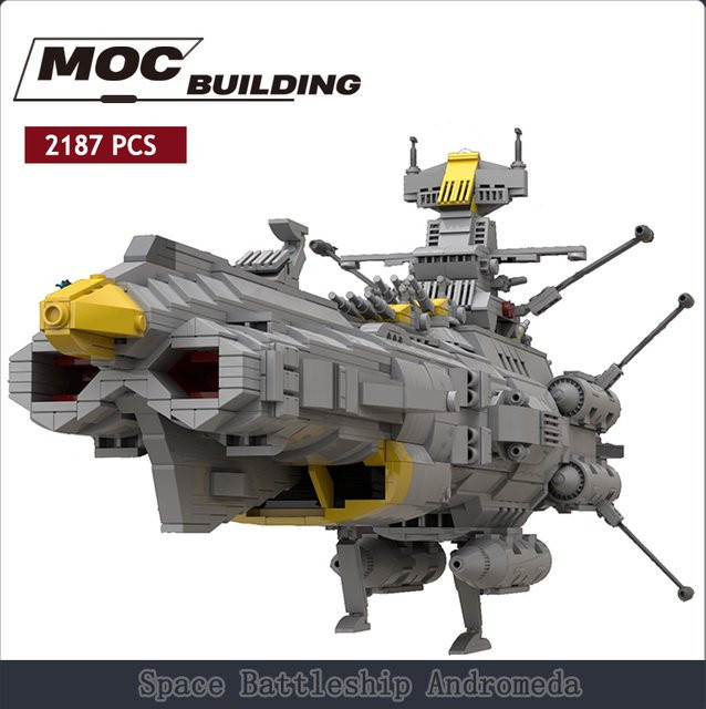 MOCBUILDING Raumschiff Schlachtschiff Andromeda, Bausteine, Weltraum - Bild 1