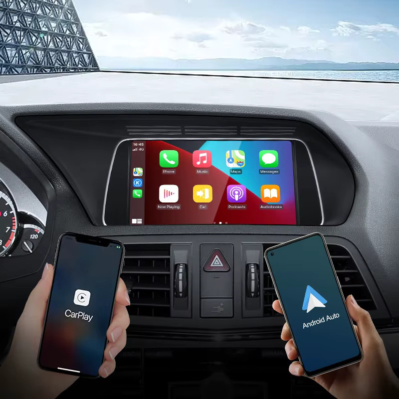 STWEI Android Auto Video Player mit 7 Zoll Display, Qualcomm Snapdragon 680, Wireless CarPlay und GPS für Mercedes Benz E Klasse W207 A207, Schwarz - Bild 3