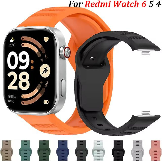 Xiaomi Uhrenarmband Silikon, orange, Unisex - Bild 1
