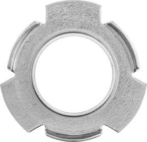 PFERD Adapterpaar für Rundbürsten ungezopft breit und Composite mit Bohrung 50,8 auf 30 mm, Farbe: Silber - Bild 1