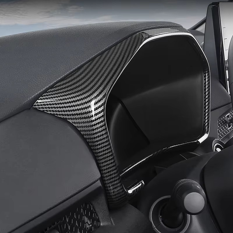 YaLumei Dashboard Tachoanzeige Panel Display Abdeckung Rahmen für Honda CRV 6. Generation 2023 2024 2025 und CR-V Hybrid in Schwarz - Bild 1