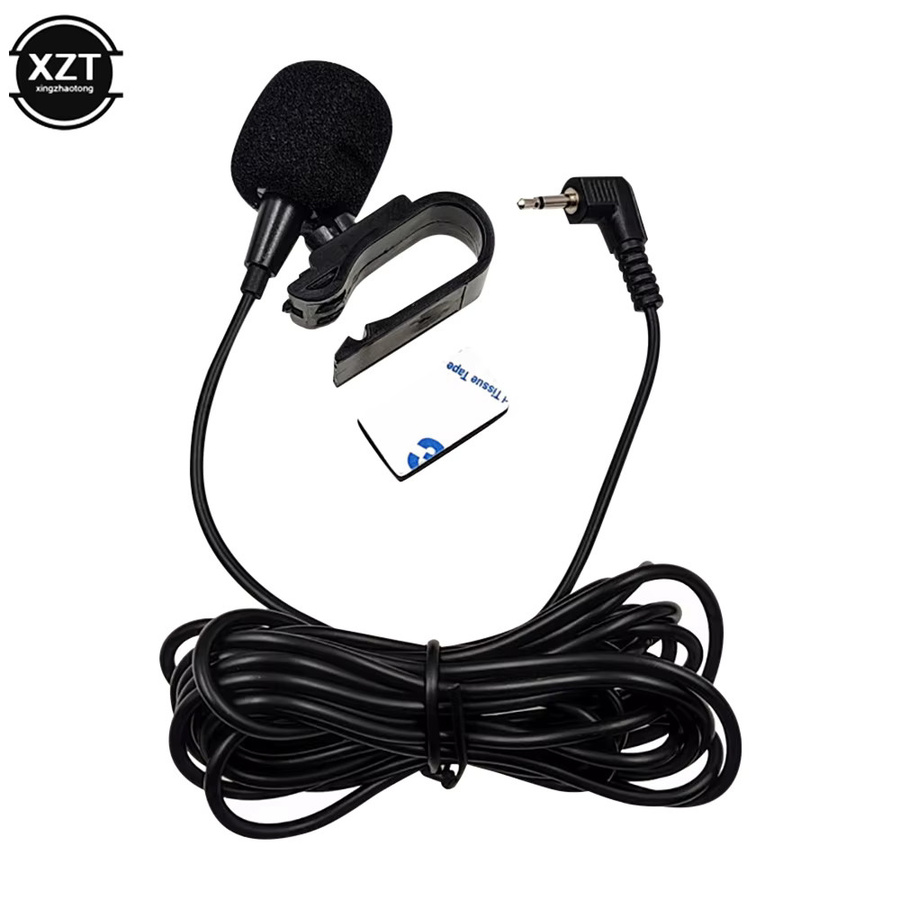 WYMECT Automikrofon mit 3,5 mm Ellenbogenstecker in Schwarz für Auto-DVD-Radio und Autotelefonie - Bild 3