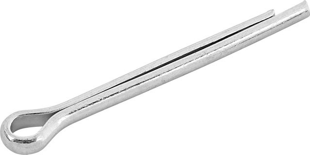 LUX-TOOLS Splinte aus verzinktem Stahl in Silber, 10 Stück, Durchmesser: 5 mm, Länge: 50 mm - Bild 1
