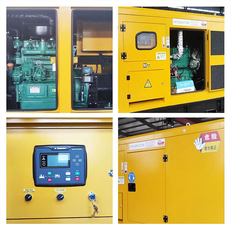 KAICHEN Dieselgenerator KC-100GF Dreiphasig 20kW 25kW Gelb mit Autostart und Geräuschreduzierung - Bild 2