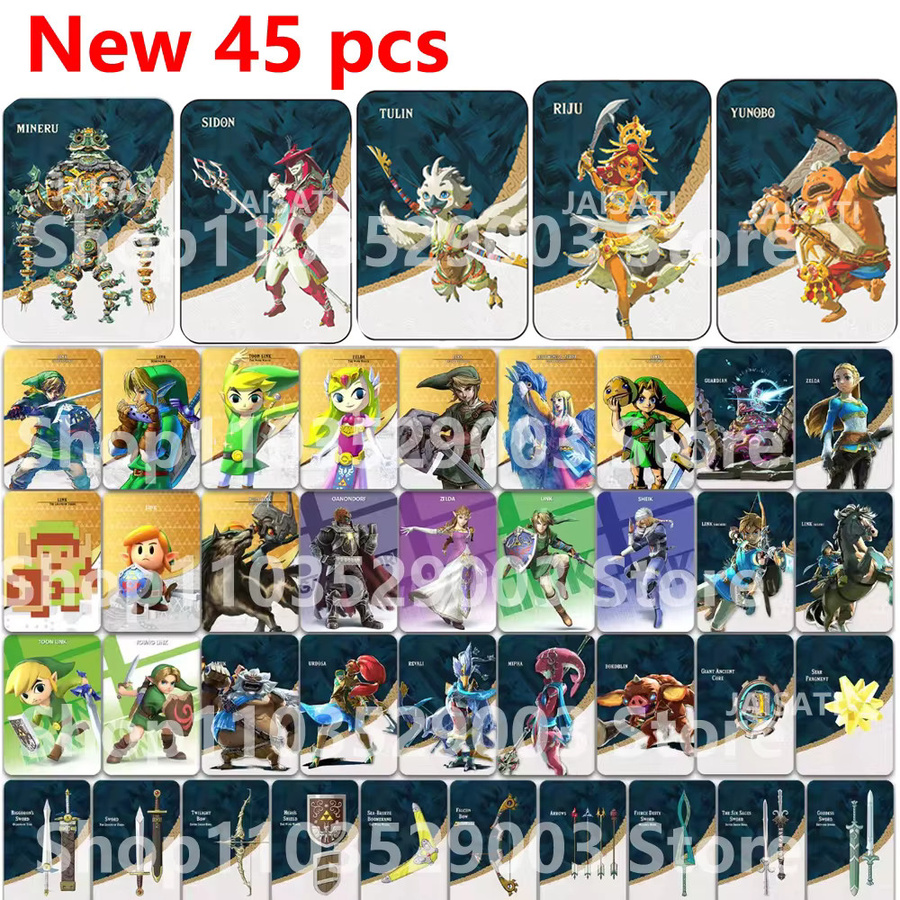 Bandai The Legend of Zelda Link Princess Tears of the Kingdom NFC-Karten, Zubehör - Bild 3