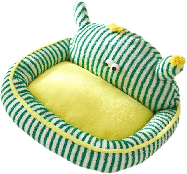 Var Vogue Haustier Sofa Bett mit Streifendesign in Blau, rutschfest und waschbar - Bild 1