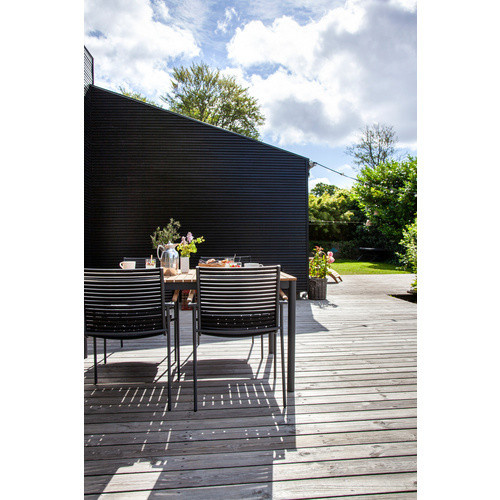 Cinas Gartenstuhl Mood Classic aus Aluminium in Schwarz mit Armlehnen, B: 60 cm, H: 84 cm - Bild 3