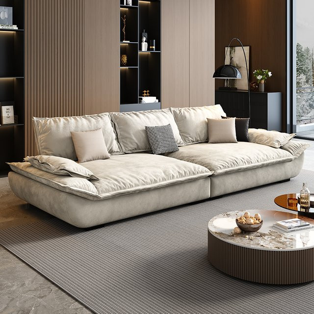 DUTRIEUX Modernes Wohnzimmersofa in Weiß mit Polsterung und Sitzkissen - Bild 1