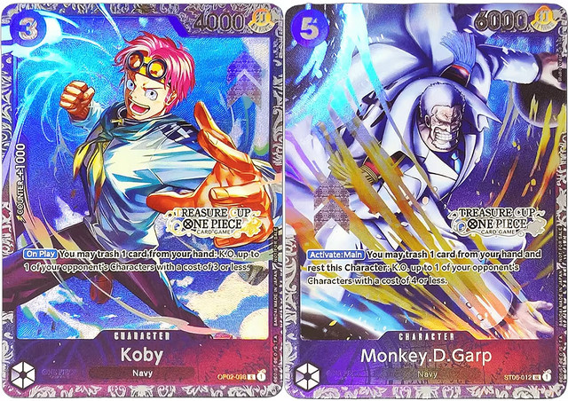 Bandai One Piece Sammelkarten Monkey.D.Garp Koby, Spielkarten - Bild 1