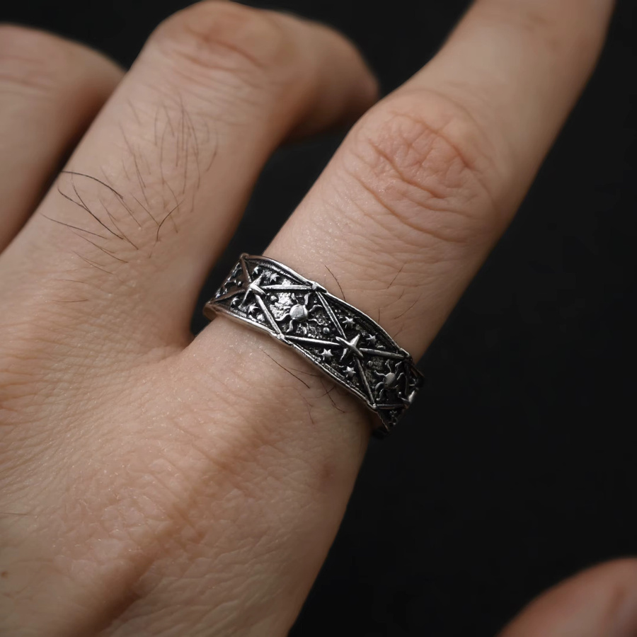 LENNIK Ring, versilberter Kupfer, Unisex - Bild 2